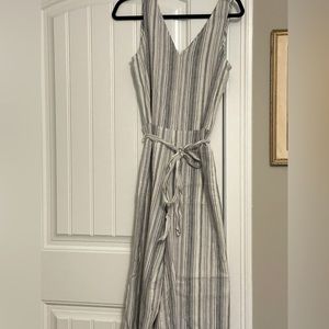 Beachlunchlounge Linen wide leg romper